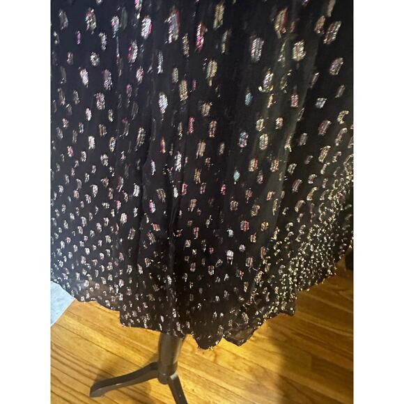 J. Crew Tie-neck blouse with rainbow Lurex - Picture 2 of 10